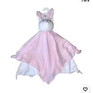 Under The Nile Lovey Bunny Blanket Friend - Baby Pink NWT